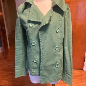 Women's Green Peacoat